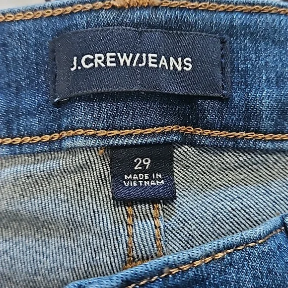J. Crew skinny jeans high waisted size 29 color blue - Picture 7 of 8